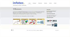 Desktop Screenshot of infotec-edv.de